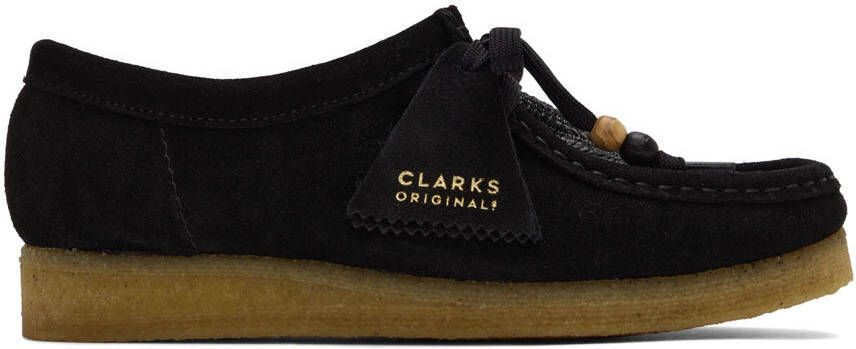 Clarks Originals Black Wallabee Derbys - Picture 5