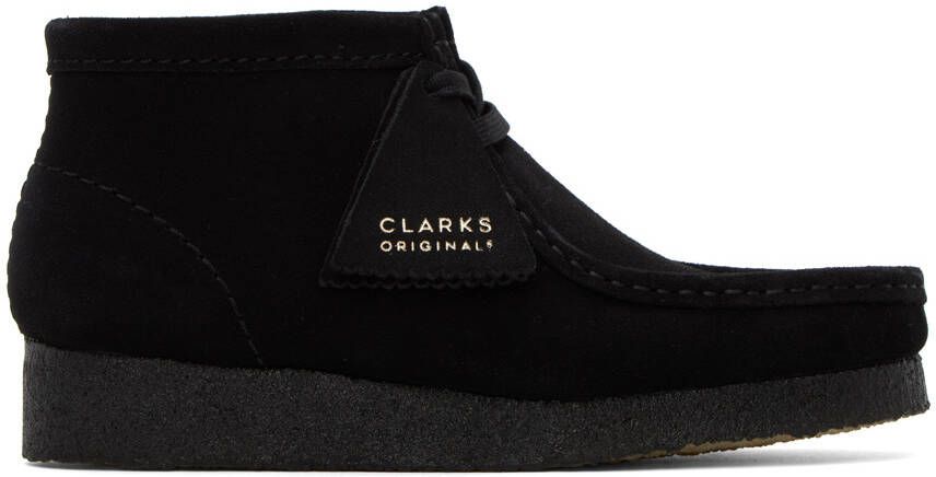 Clarks Originals Black Wallabee Desert Boots - Picture 5