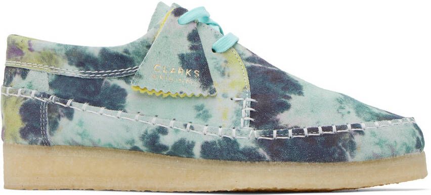 Clarks Originals Blue Weaver Derbys - Picture 5