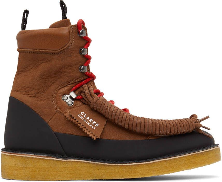 Clarks Originals Brown Desert Coal Hike Boots - Picture 5