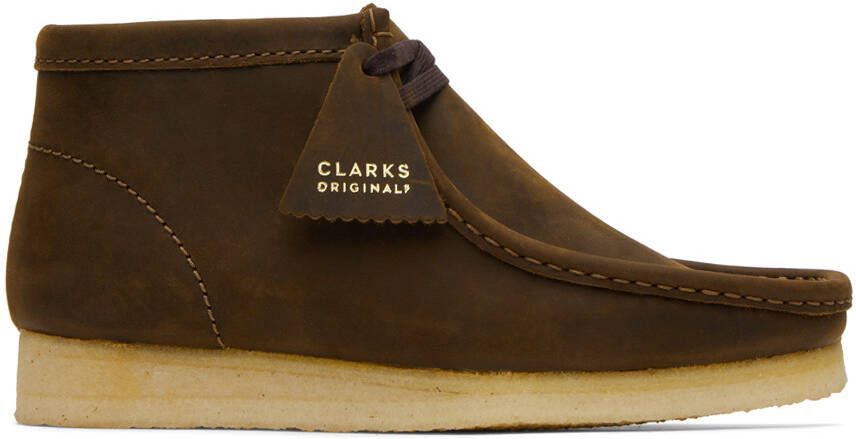 Clarks Originals Brown Wallabee Desert Boots - Picture 3