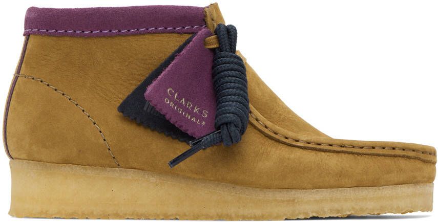 Clarks Originals Brown Wallabee Boots - Picture 5