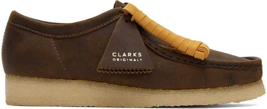 Clarks Originals Brown Wallabee Derbys - Picture 5