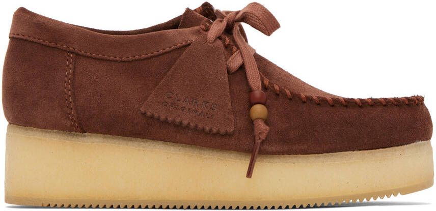 Clarks Originals Burgundy Wallacraft Lo Oxfords - Picture 5