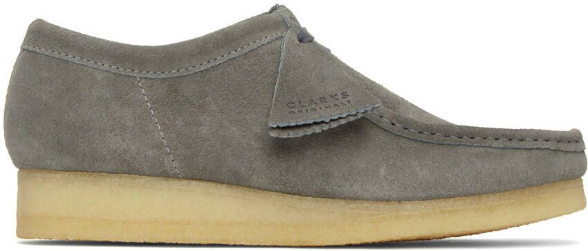 Clarks Originals Gray Wallabee Derbys - Picture 5