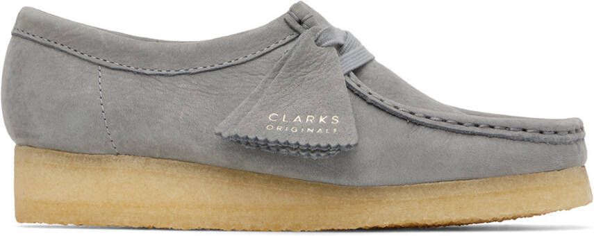 Clarks Originals Gray Wallabee Oxfords - Picture 5