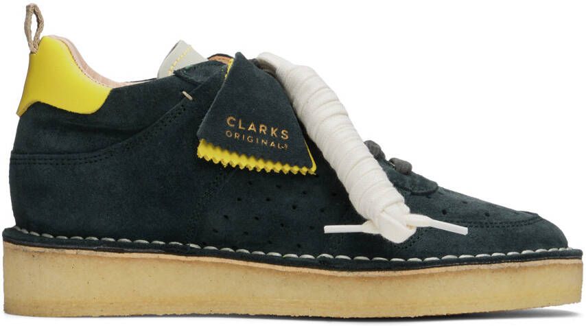 Clarks Originals Green Desert Run Low-Top Sneakers - Picture 5
