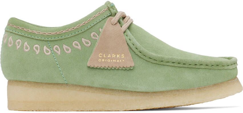 Clarks Originals Green Wallabee Oxfords - Picture 5