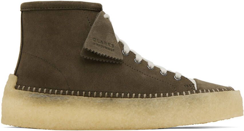 Clarks Originals Khaki Caravan Desert Boots - Picture 5