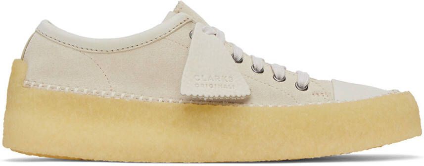 Clarks Originals Off-White Caravan Low Sneakers - Picture 5