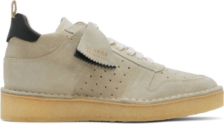 Clarks Originals Off-White Desert Run Low Sneakers - Picture 4