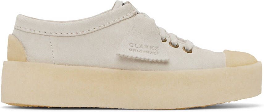 Clarks Originals Off-White Tor Hoop Sneakers - Picture 5