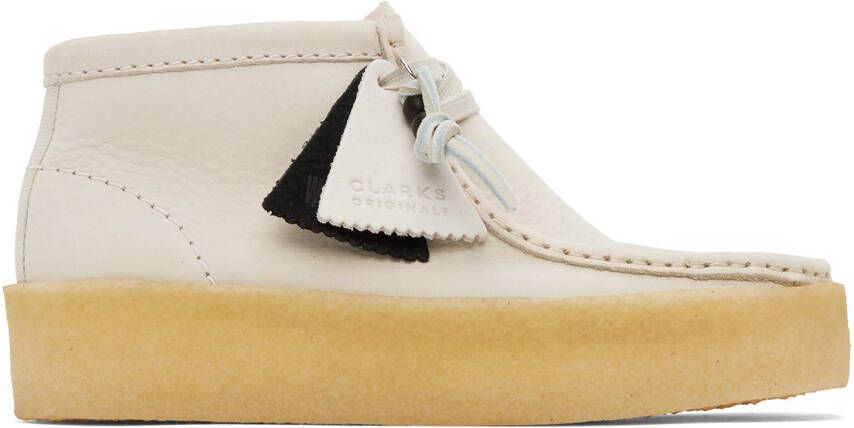 Clarks Originals Off-White Wallabee Cup Boots - Picture 5