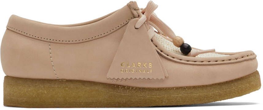 Clarks Originals Pink Wallabee Derbys