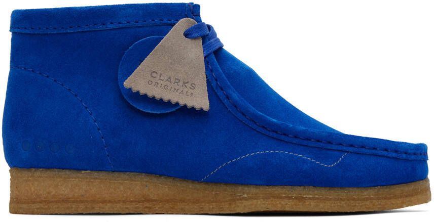 Clarks Originals SSENSE Exclusive Blue Wallabee Derbys - Picture 5