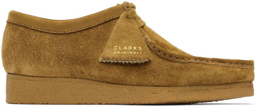 Clarks Originals Tan Wallabee Derbys - Picture 5