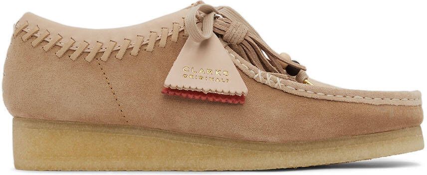 Clarks Originals Tan Wallabee Derbys - Picture 5