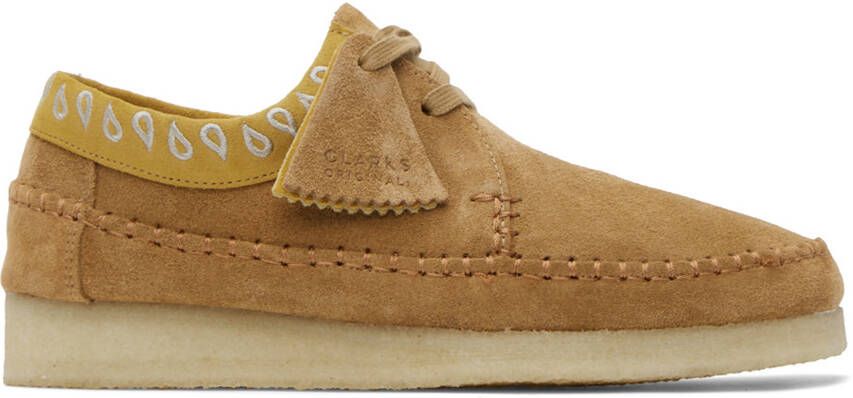 Clarks Originals Tan Weaver Derbys - Picture 3