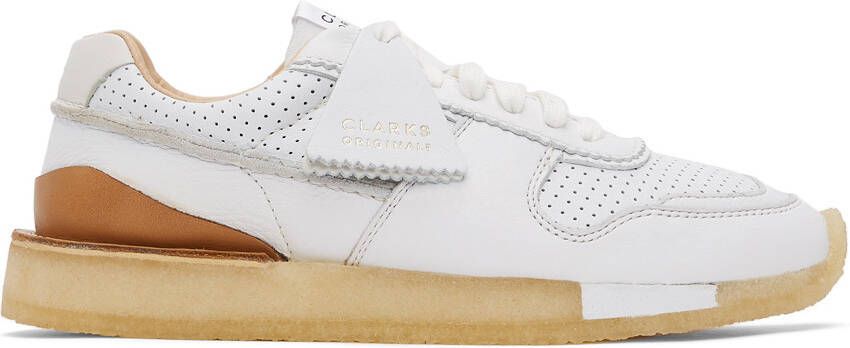 Clarks Originals White Tor Run Sneakers - Picture 6