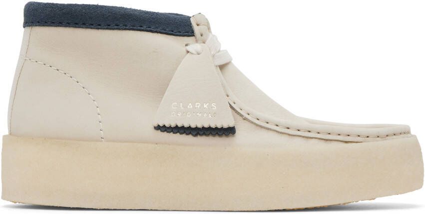 Clarks Originals White Wallabee Cup Desert Boots - Picture 5
