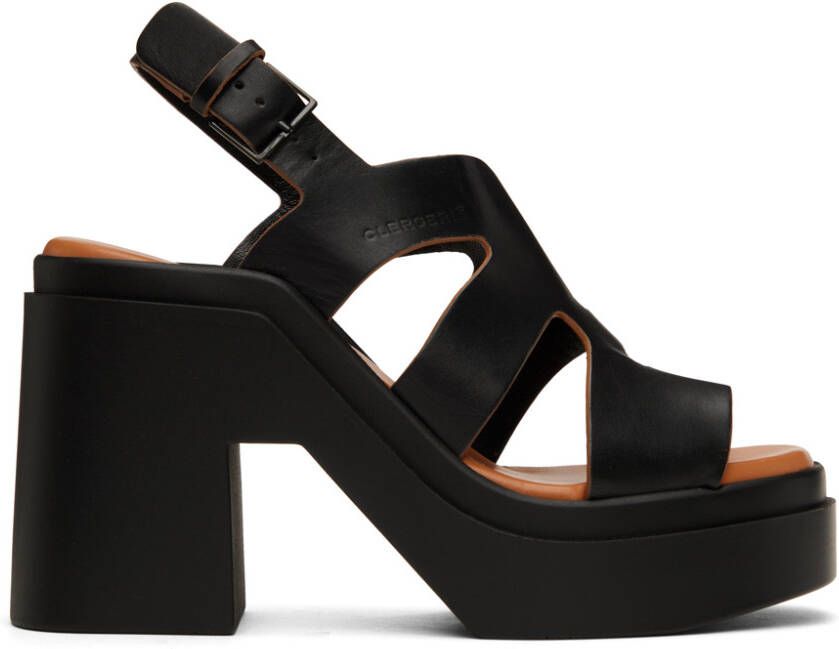 Clergerie Black Nateo Heeled Sandals - Picture 5