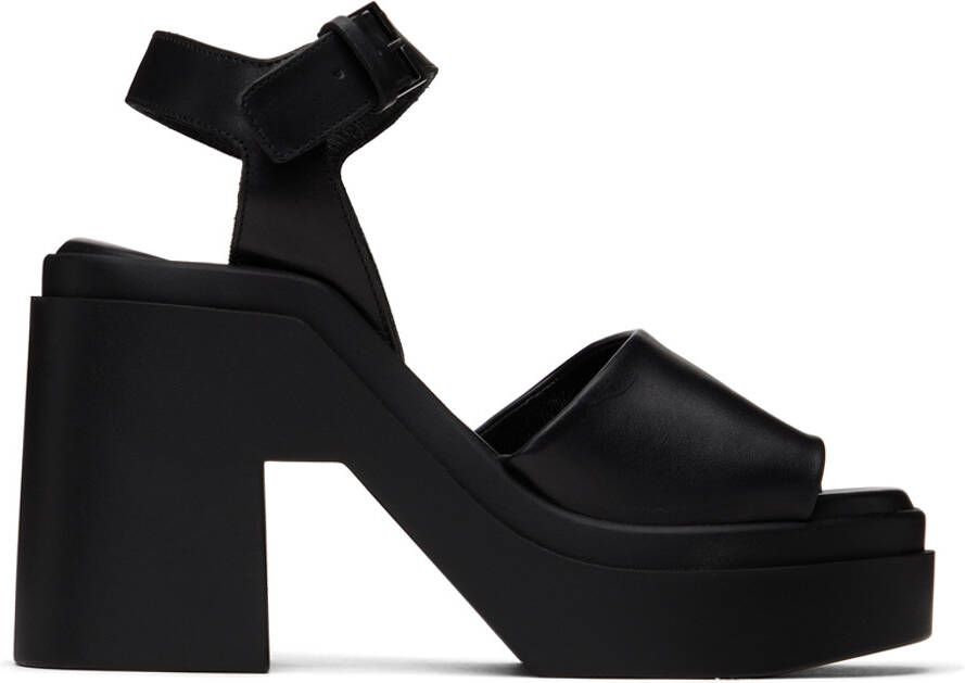 Clergerie Black Nelio Heeled Sandals - Picture 5