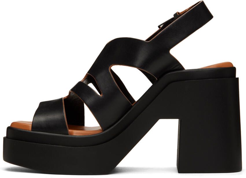 Clergerie Black Nateo Heeled Sandals - Picture 2