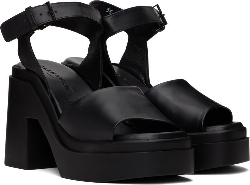 Clergerie Black Nelio Heeled Sandals - Picture 2