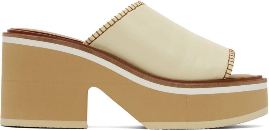 Clergerie Off-White Cessy Heeled Sandals