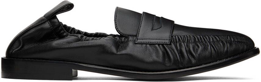 CO Black Leather Loafers - Picture 5