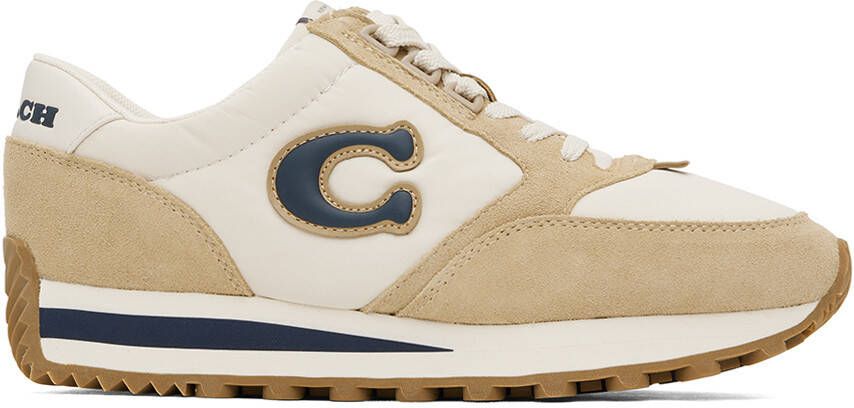 Coach 1941 Beige Runner Sneakers - Picture 5