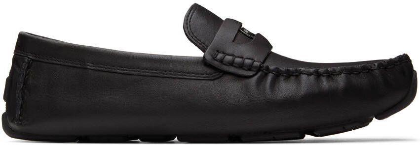Coach 1941 Black Leather Coin Loafers - Picture 2