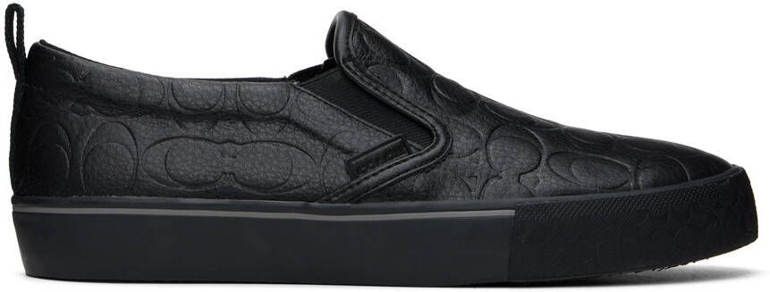 Coach 1941 Black Skate Slip-On Sneakers - Picture 5