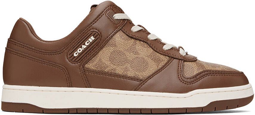 Coach 1941 Brown C201 Signature Sneakers - Picture 5