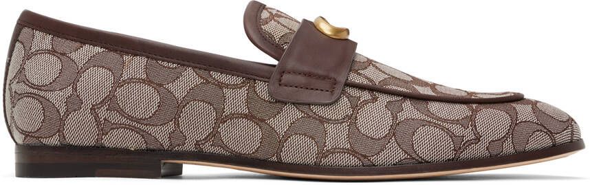 Coach 1941 Brown Sculpted Loafers - Picture 5