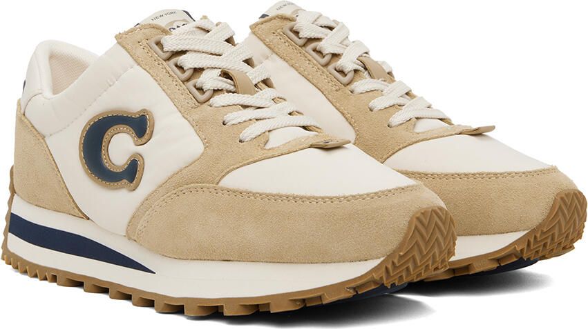 Coach 1941 Beige Runner Sneakers - Picture 2