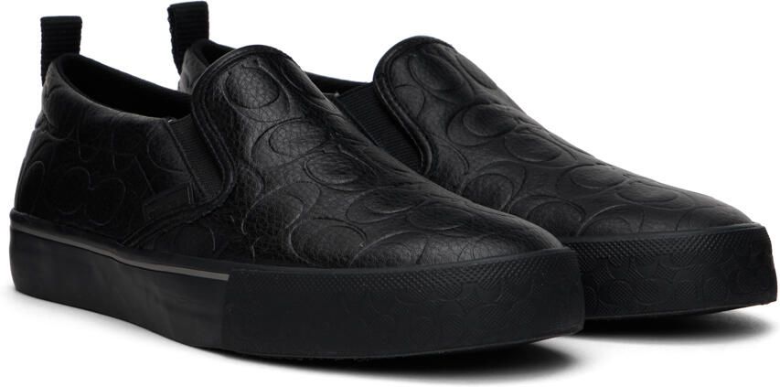 Coach 1941 Black Skate Slip-On Sneakers - Picture 2