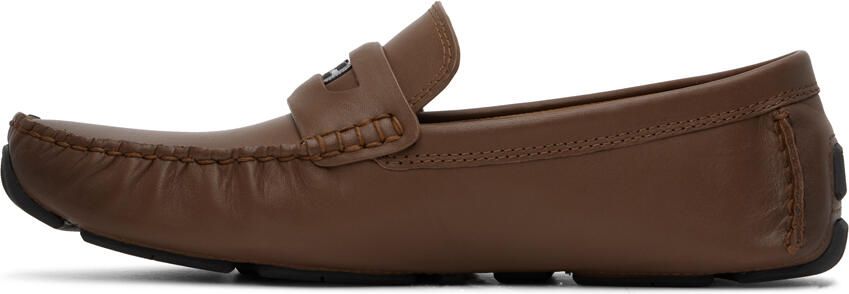 Coach 1941 Brown Leather Coin Driver Loafers - Picture 5