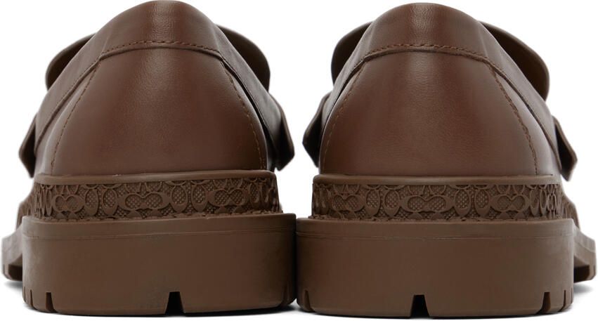 Coach 1941 Brown Coin Loafers