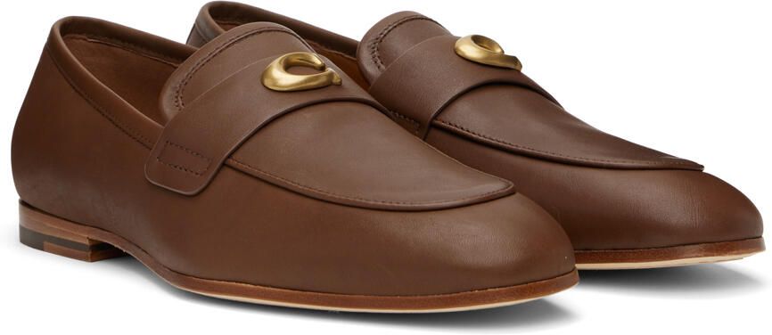 Coach 1941 Brown Sculpted Loafers - Picture 2