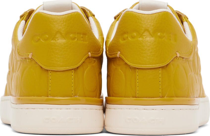 Coach 1941 Yellow Lowline Signature Sneakers - Picture 2