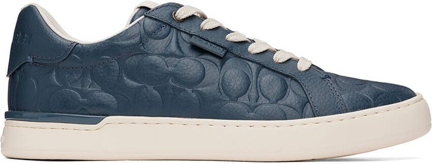 Coach 1941 Navy Lowline Signature Sneakers - Picture 5