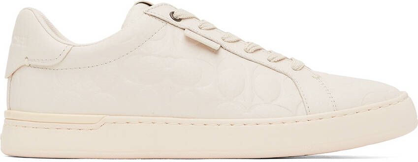 Coach 1941 Off-White Lowline Signature Sneakers - Picture 5
