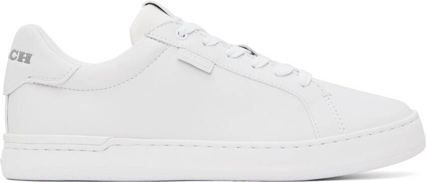 Coach 1941 White Lowline Low-Top Sneakers