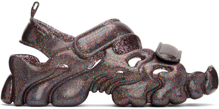 Collina Strada Black Melissa Edition Puff Sandals