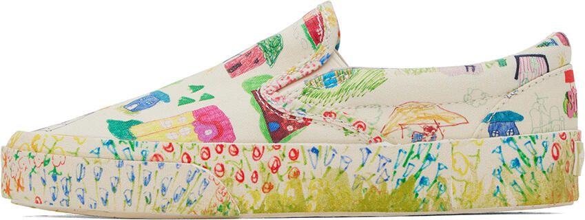 Collina Strada Off-White Vans Edition Classic Slip-On 98 Dx Sneakers - Picture 6