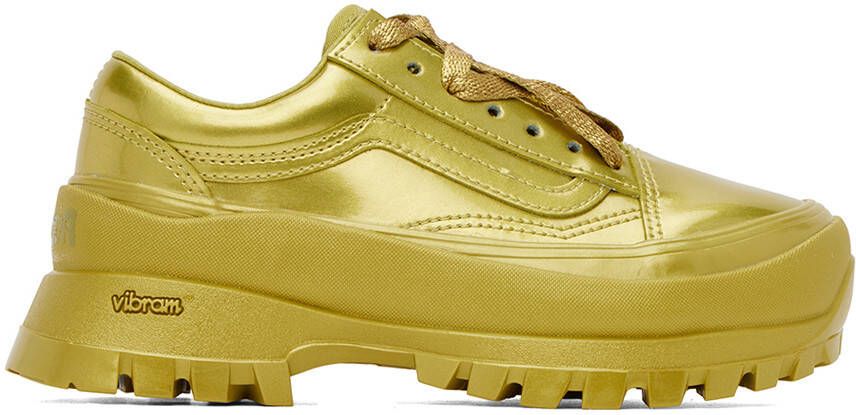 Collina Strada Gold Vans Edition Old Skool Vibram Dx Sneakers - Picture 6