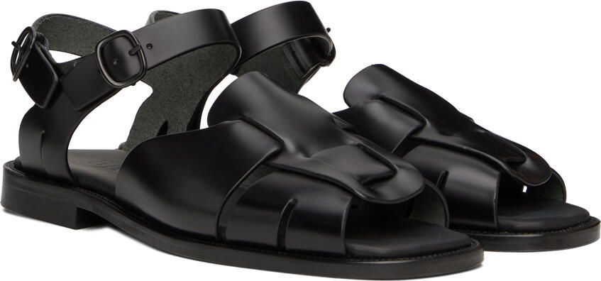 COMMAS Black Hereu Roca Edition Sandals - Picture 2