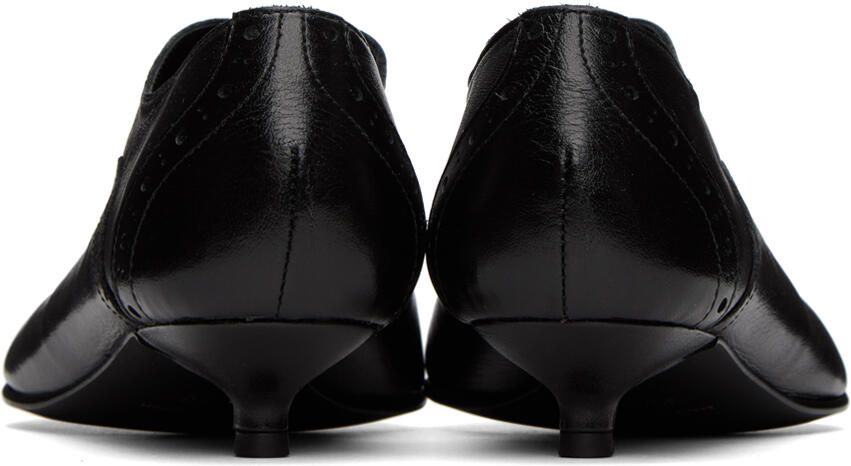 Comme des Garçons Black Kitten Heel Oxfords