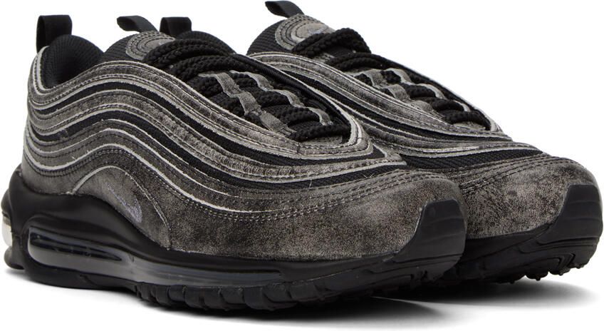 Comme des Garçons Homme Plus Black & Gray Nike Edition Air Max 97 Sneakers - Picture 2